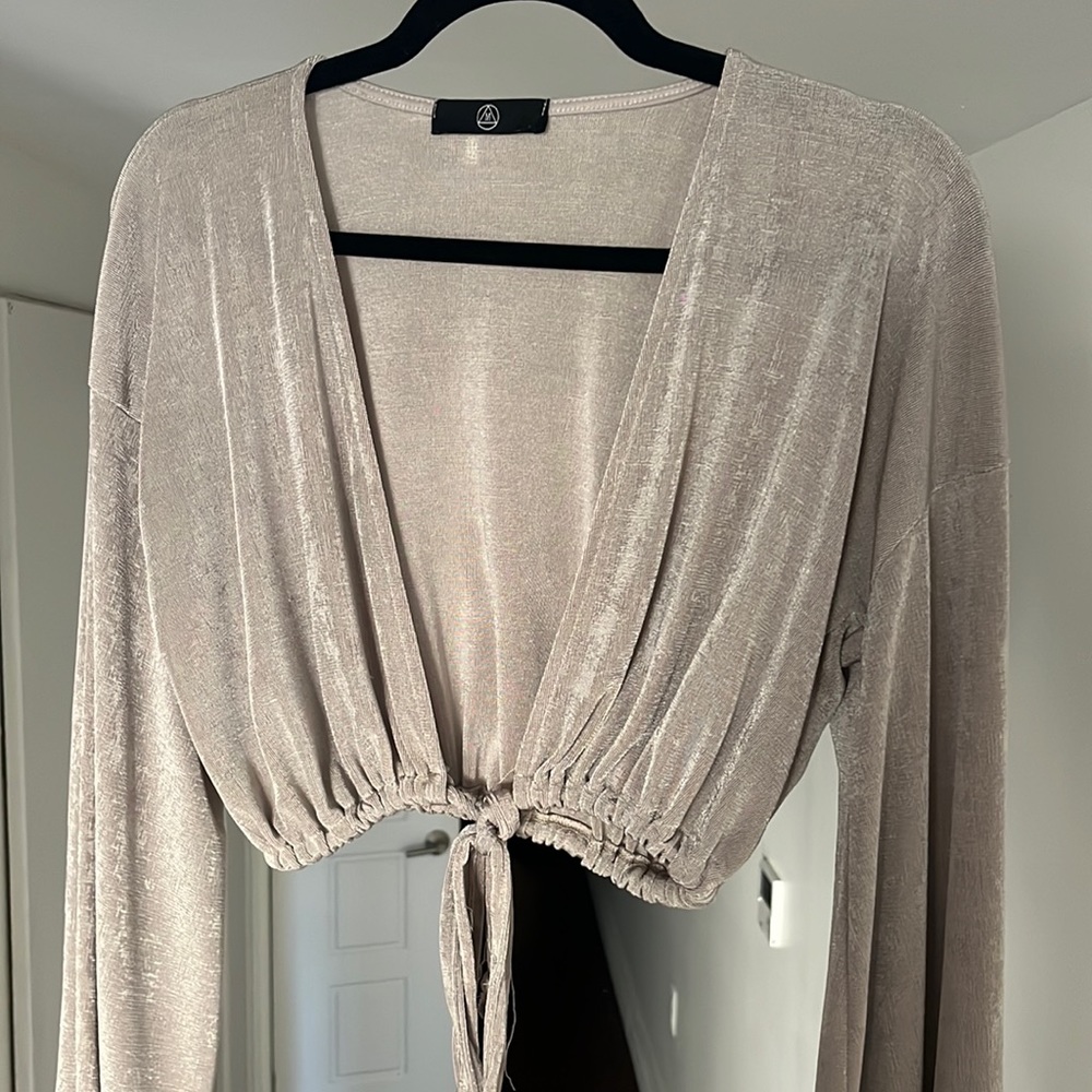 Misguided Cropped Blouse